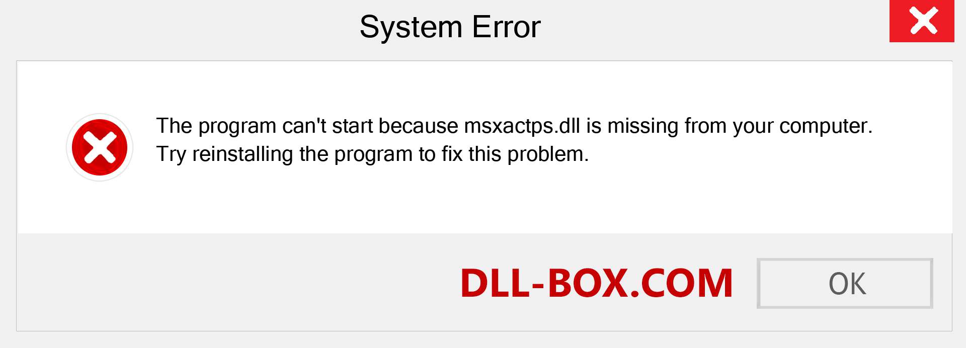  msxactps.dll file is missing?. Download for Windows 7, 8, 10 - Fix  msxactps dll Missing Error on Windows, photos, images